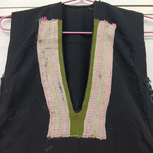 Traditional collectible wool folk art dress used