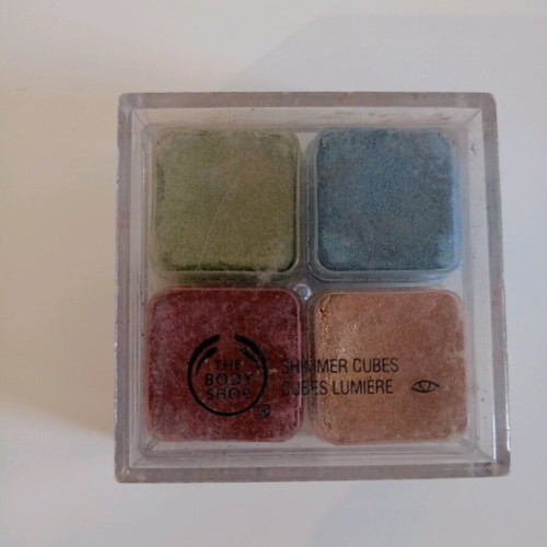 Body Shop eyeshadows used