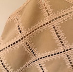 Zara Patchwork strappy top, beige, size L