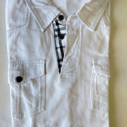 Men's white shirt size M like new
