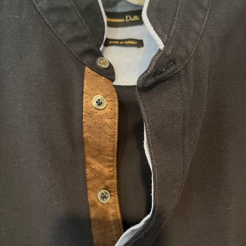 Massimo Dutti Polo Piqué Shirt Men’s New Blue Medium