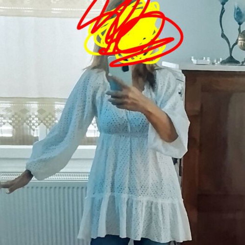 Tunic dress like new, guipure, versatile wear