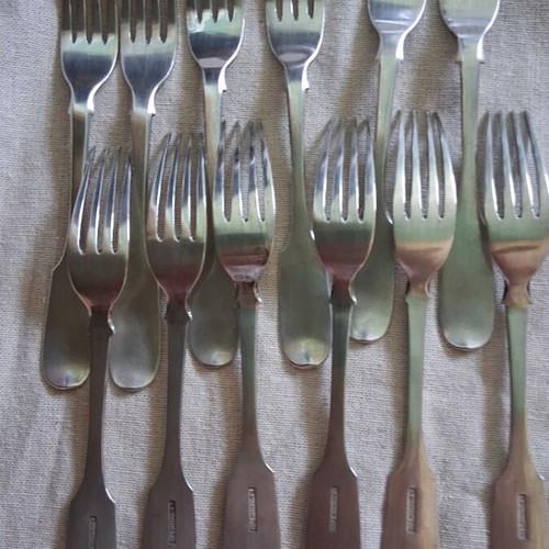 Forks Atziteri Vintage Alpaca Set of 12 like new