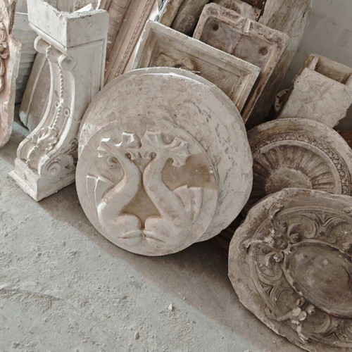 Plaster works and molds, set