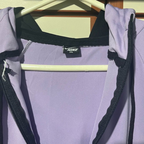 Nike sports jackets like new, gray and purple, size XL