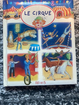 Le Cirque children's book used, French circus theme