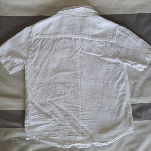 Zara Kids Summer Shirt White Size 6 Years 116cm Like New