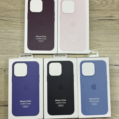 Apple Leather and Silicone Cases for iPhone 13 Pro MagSafe new