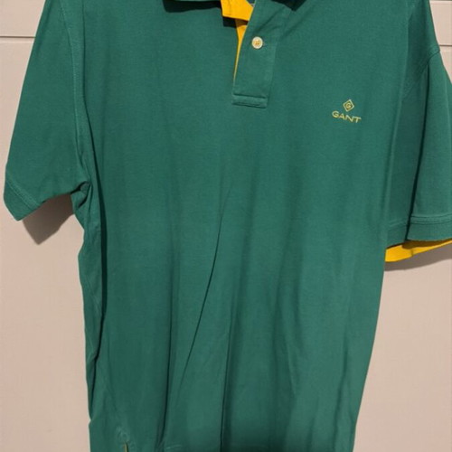Gant Polo Shirt like new, green and yellow, size M