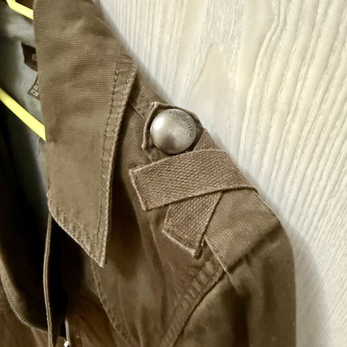 Attrattivo women's jacket like new, size S, brown, asymmetrical zipper