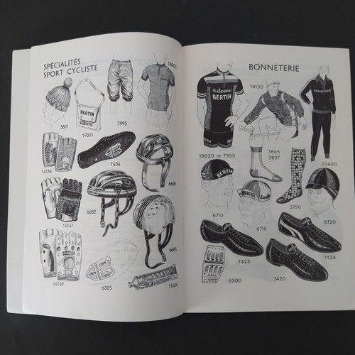 Vintage Bertin Bicycle Accessories Catalog 1979, like new