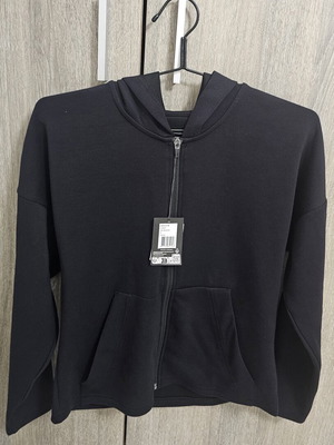 Energetics hoodie jacket black, size S, new