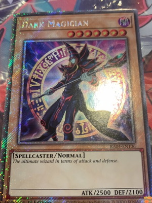 Dark Magician Yu-Gi-Oh! card like new, vintage anime