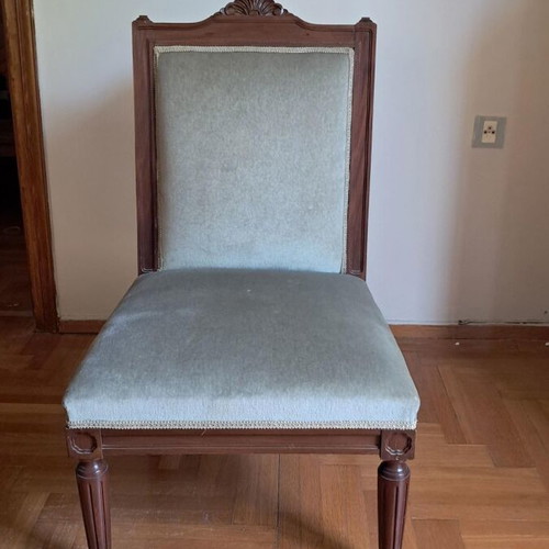 Handmade 4-Seater Sofa and 2 Vintage Chairs from 1970, Used, Cherry Wood