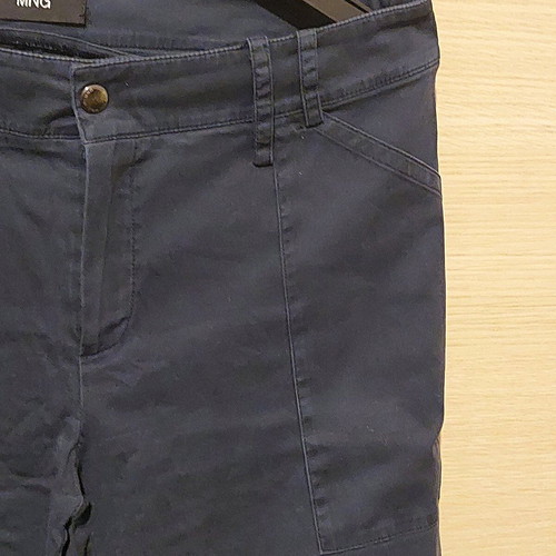 MNG blue women's pants size 38 like new