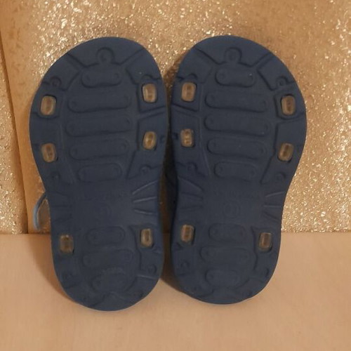 Happy Dinos baby sandals used, size 23, blue