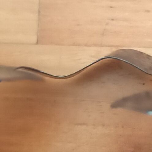 Titanium bracelet with iridescence and flowers like new
