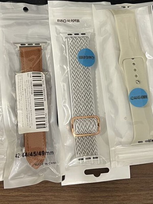 Apple Watch Straps 7x for 42/44/45/49mm Models with 4 Covers 45mm