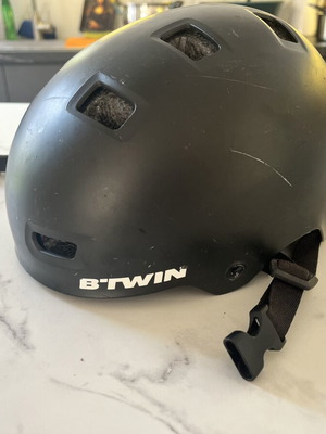 Btwin Black Helmet XS used for bike, scooter, skate