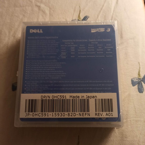 Dell Ultrium 3 Data Cartridge 400GB 800GB new sealed