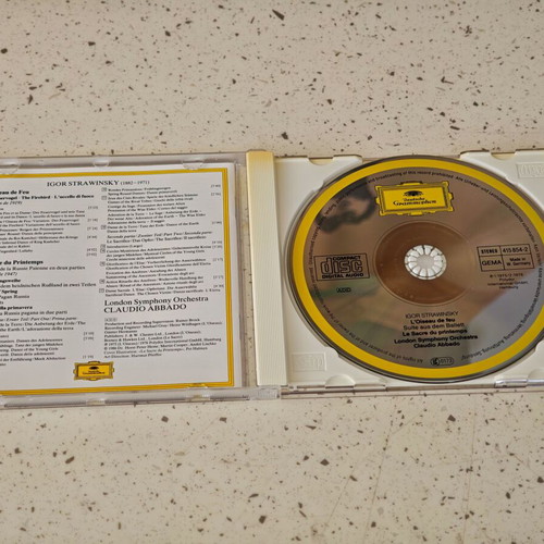 Igor Strawinsky Der Feuervogel Le Sacre du Printemps CD, classical
