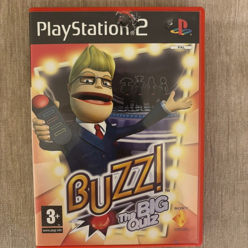 Buzz Big Quiz PlayStation 2 game used, English full version