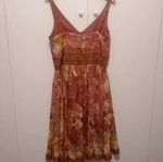 Rene Derhy midi dress new, colorful embroidered design