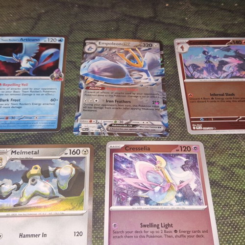 Pokemon card set, 5 cards