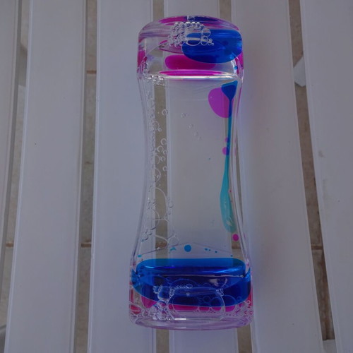 Colorful hourglass new, about 15cm