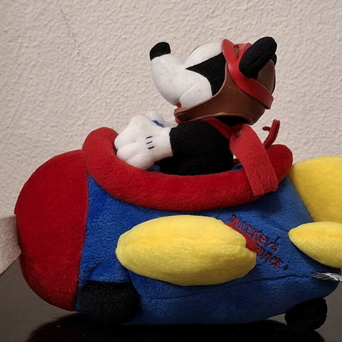 Vintage Mickey Mouse Pilot plush Disney 1997 Encore like new