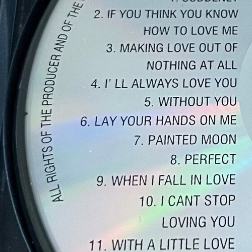 Love Songs No 7 audio CD used, blues