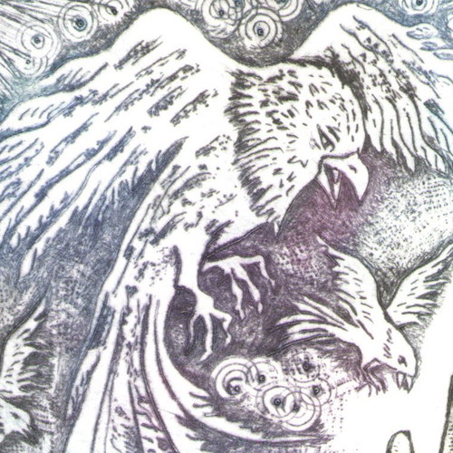 Prometheus Illustration new, hand-drawn mythological art