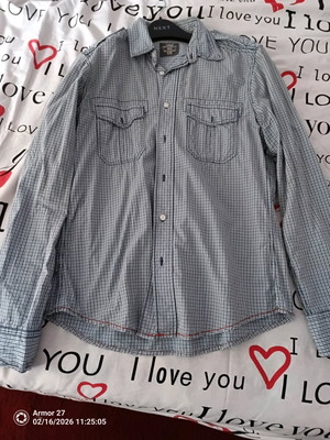 Shirt like new, size M, multicolored yellow