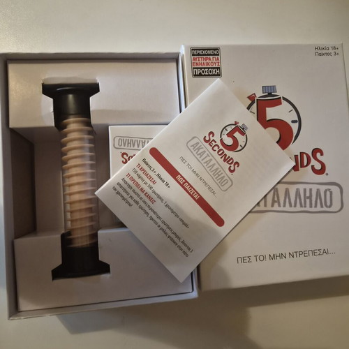 5 Seconds card board game, adult