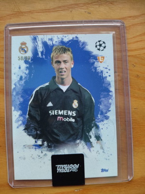 Topps Total Football Real Madrid Guti 99 card like new