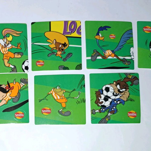 Looney Tunes Loonovia stickers set of 7 like new