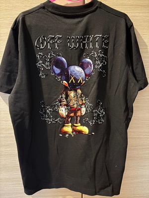 T-shirt Off White black XL like new, worn few times