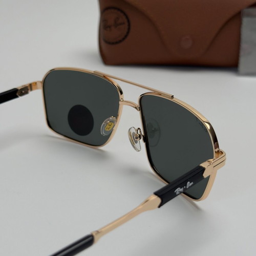 Ray-Ban Navigator sunglasses new, polarized, black and gold