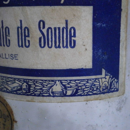 Pharmacy bottle used, vintage, French