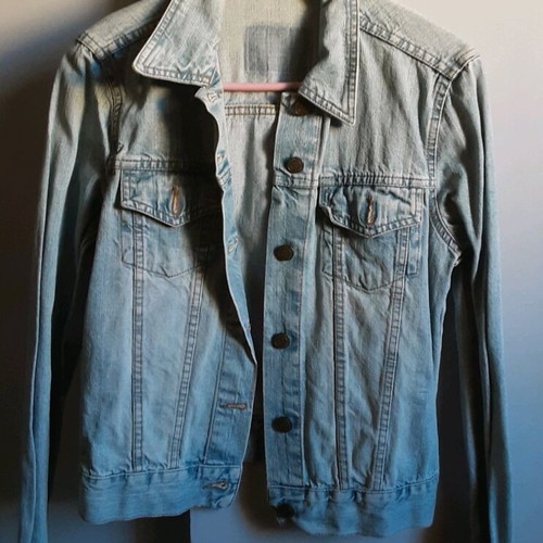 Zara women's denim jacket like new, blue, size S