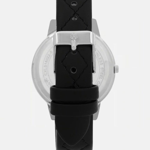 Christian Lacroix women's watch new with black leather strap
