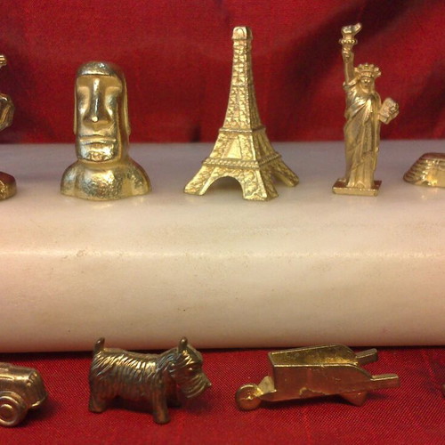 Monopoly tokens set of 23 pieces new