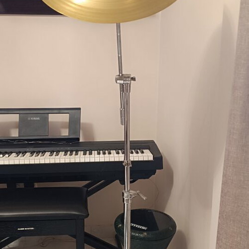 Paiste 101 Brass 16" China Cymbal with Boom Stand like new