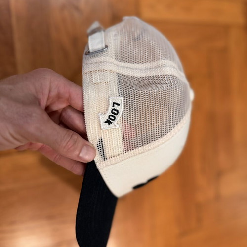 Brett Hat new, beige and black, size large, mesh back