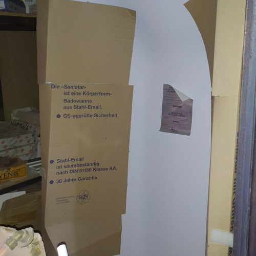 Μπανιέρα 180*80 εκ από χάλυβα επισμαλτωμένη Kaldewei καινούργια με χερούλια