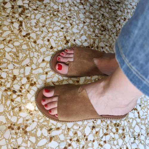 Brown summer sandals size 37 like new
