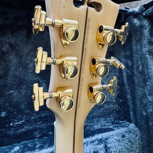 D'Angelico Deluxe Atlantic guitar like new, limited edition matte rose gold