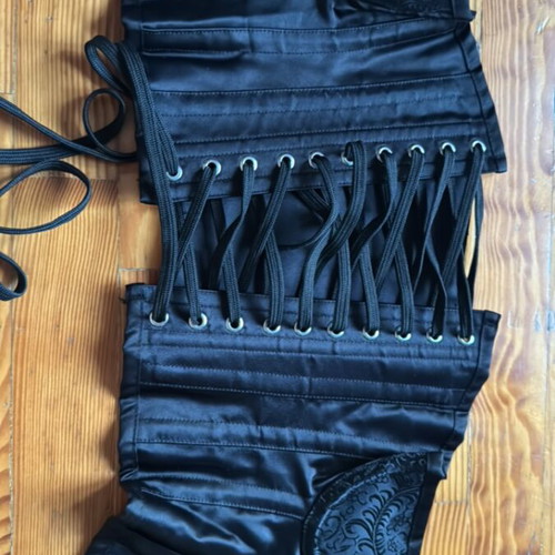 Shein black corset XXS like new