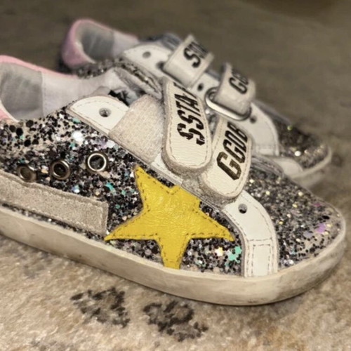 Golden Goose baby girl sneakers like new, size 22 EU