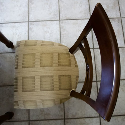 Wooden dining set with 6 chairs